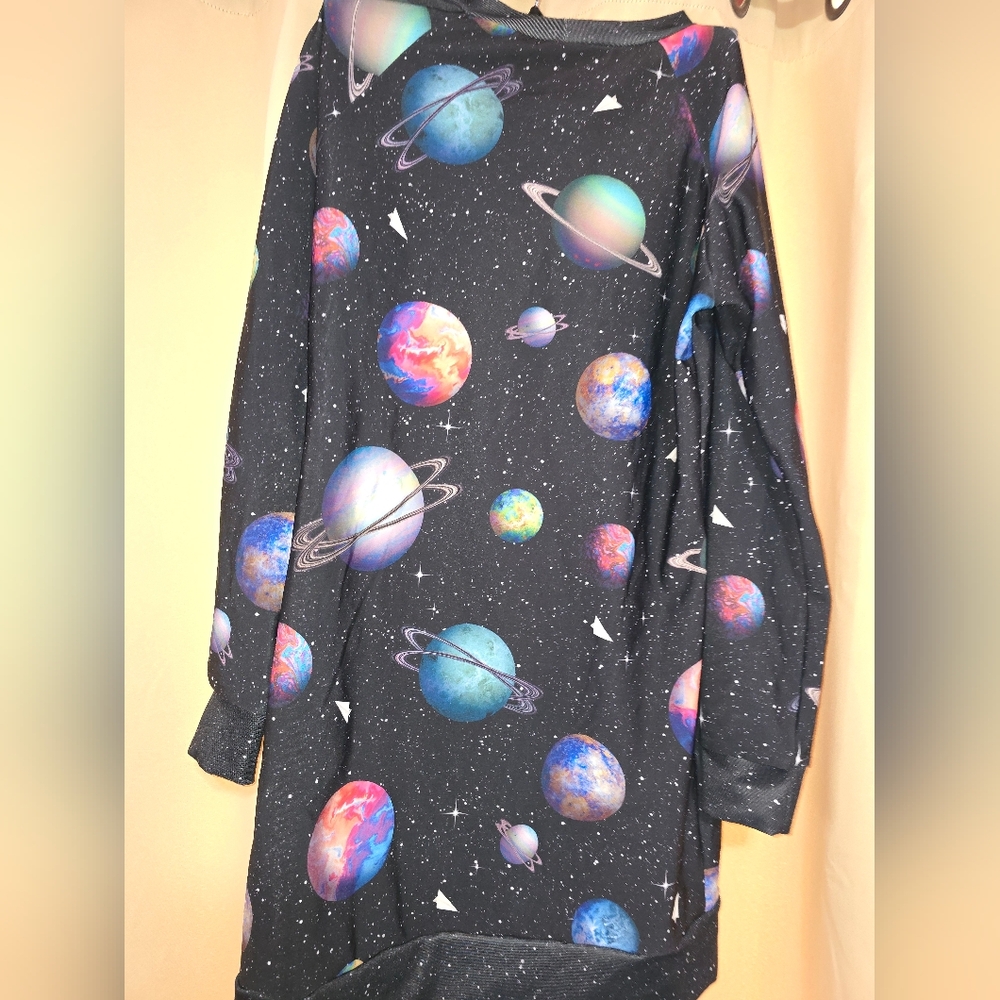 Blackmilk Paper Universe Sweater Dress